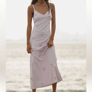 *Anthropologie BLITHE V Neck Knit Midi Dress